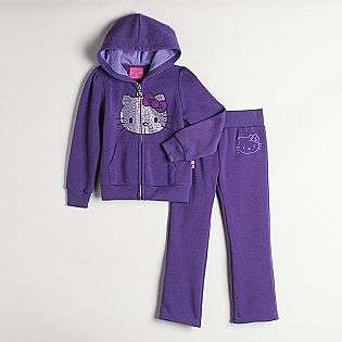 Girls Two Piece Hoodie and Pants Set  Hello Kitty Clothing Girls 