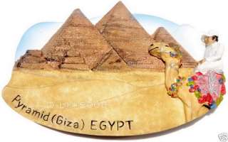 Pyramid (Giza) Egypt,Africa, resin 3D Fridge Magnet  