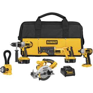   DCK555XR Factory Reconditioned 18 Volt Cordless XRP 5 Tool Combo Kit
