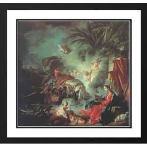 Boucher, Francois 30x28 Framed and Double Matted The Rest on the 