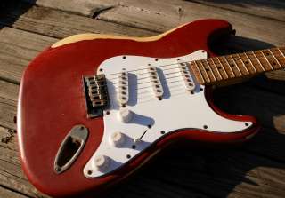 CUSTOM SHOP CANDY APPLE RED INDY CUSTOM STAGE WORN RELIC S STYLE 