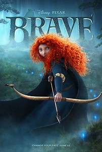 Movie Poster   Brave, Disney, Pixar, 12 x 8 (2)  