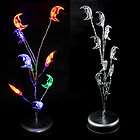 battery operated moon style red green blue flash led tree