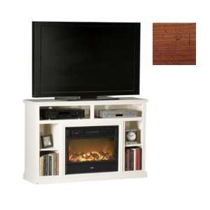   54 in. Fireplace with Bookcase Sides   European Cherry