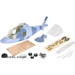  A109 450 Glass Fiber Fuselage for 450 Size Helicopters Sky 