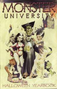 Mike Hoffman Scary Comic ~MONSTER UNIVERSITY YEARBOOK~  