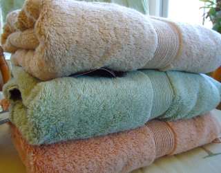   100% Organic Cotton Bath Towels 3 Colors; 58x30 terry BNWT  