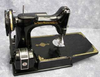Sewing Machine (Serial # AK391198) Foot Control Locking Case with 