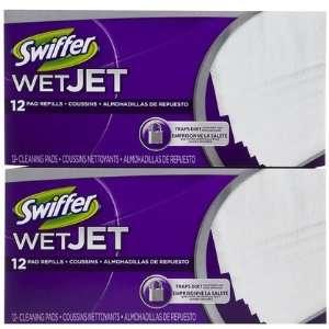  Swiffer WetJet Cleaning Pad Refill, 12 ct 2 ct (Quantity 