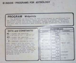 Vtg Circle Books Astrological Calendar~Computers~1979  