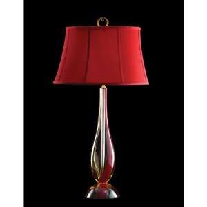 Waterford Crystal 135 982 35 00 Evolution 1 Light Table Lamps in Red 