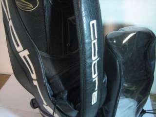 Black King Cobra Staff Golf Bag w/ Iron Stacker & Rain Cover  