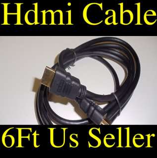  Gold 6 FT HDMI Cable for 1080p PS3 HDTV Support HD 6ft cable US  