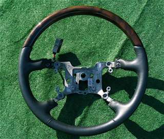 NEW OEM Cadillac DTS Wood Steering Wheel Wooden Black  