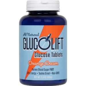  GlucoLift All Natural Glucose Tablets Orange Cream 
