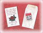 50 Personalized Wildflower Seed Pack Wedding Favors