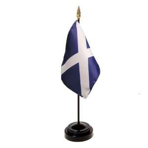  Scotland Flag (With Cross) 4X6 Inch Mounted E Gloss Patio 
