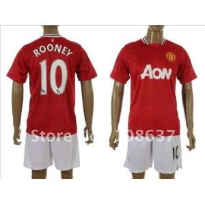 new red home 10 rooney wayne rooney soccer jersey football jerseys 