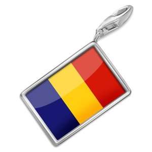  FotoCharms Romania Flag   Charm with Lobster Clasp For 