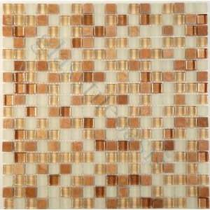   Series Glossy & Frosted Glass and Stone Tile   15037