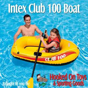 Intex Club 100 Boat Inflatable Raft 120 lbs. max  