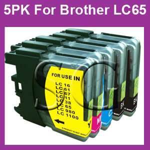 Combo Pack Ink Cartridge for Brother LC65 LC 65 LC 65 MFC 6890DW 
