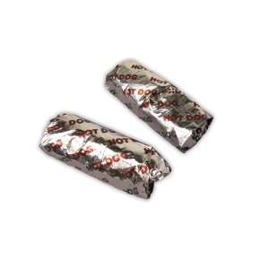  Hot Dog Foil Wraps (2500 Wraps Per case) Sports 