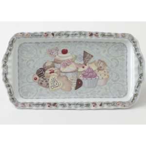  Cupcakes and Cookies Rectangular Cookie/Cake Tray 12x6 