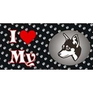 Love My Miniature Pinscher License Plates Plate Plates Tag Tags auto 