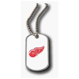  DETROIT RED WINGS DOMED DOG TAG NECKLACE * Sports 