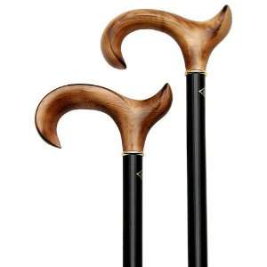   Anatomical Scorched Maple Wood Derby Cane