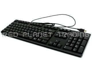 Dell Black Slim USB Keyboard SK 8175 L30U M372H T347F  