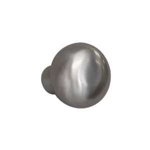  1 1/4 Solid Brass Ball Cabinet Knob   Brushed Nickel 