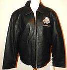 NEW Black Leather Jacket Coat Planet Hollywood LAS VEGAS Men Women 