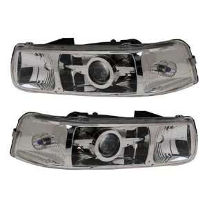   2000 2001 2002 Head Lamps, Projector Clear W/ Wings 1 pair Automotive