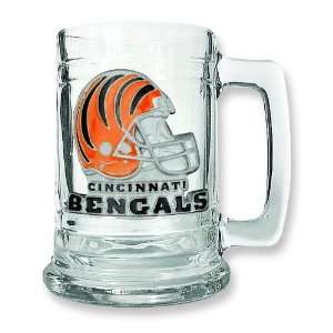    NFL Cincinnati Bengals Glass Tankard 15oz