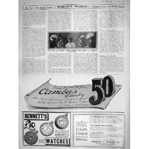   1909 LADIES FASHION HEADDRESS HUNTLEY PALMER BISCUITS