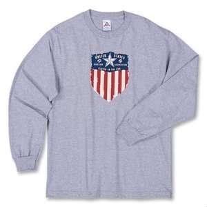  Pure Sport USA Soccer Association LS T Shirt (Dark Grey 