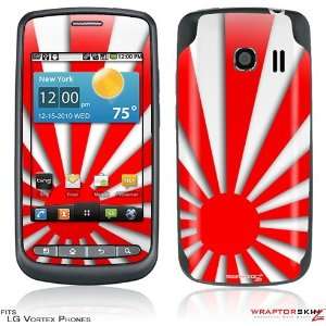  LG Vortex Skin   Rising Sun Japanese Flag Red by 