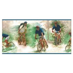   + roth Mountain Biking Wallpaper Border LW1341916