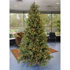   10 Pre Lit White Pine Fir Artificial Christmas Tree   Multi Lights