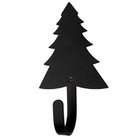 Village Wrought Iron WH 42 XS Pine Tree Wall Hook Extra Small   Black