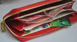   large clutch wallet purse handbag lady women zip clutch wallet/purse
