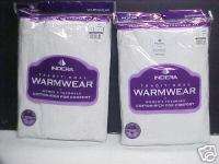 New Ladies Warmwear Thermal Underwear Set 4X White  