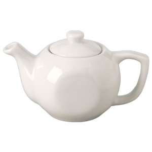  Vertex Argyle Undecorated Collection 15 Oz White Teapot 