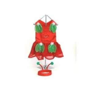  Red Christmas Fairy Harness Dress
