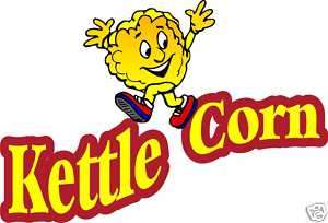 Kettle Corn Korn Concession Food Decal Sticker 24  