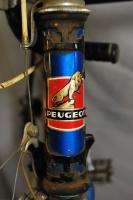 Vintage 1970s Peugeot UE 8 700C road racing bike Randoneur blue 