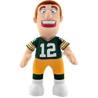 Bleacher Creatures Green Bay Packers Aaron Rodgers 14 Plush Player 