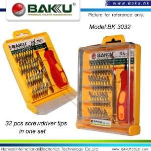   magnetic tips in 1 handle screwdriver set bk 3032